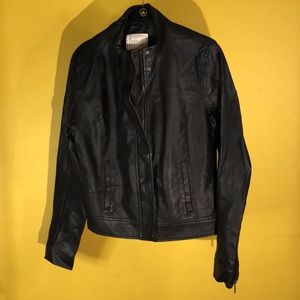 Leather fashion jacket